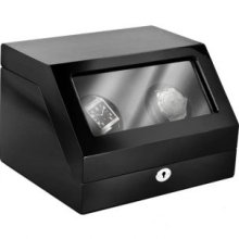 Eilux Double Automatic Watch Winder - Piano Black