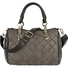 Elaine Quilted Bag - Grey ...