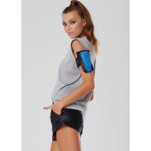 Electric Blue Leather Arm Bag/ Leg Bag/ iPhone Case