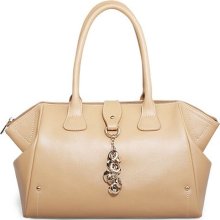 ! Elegant classic design woman baguette bag with light golden metal hadrware made of high quality genuine leather