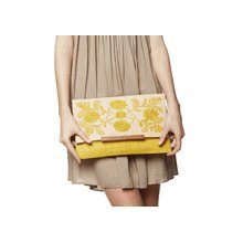 Ellise Flower Clutch Design By Mar Y Sol - Navy