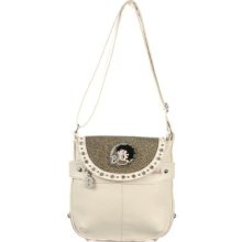 Embellished Betty Boop Cross Body Bag Beige