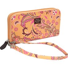 Emilie Sloan Mary Wallet Wristlet Tangerine