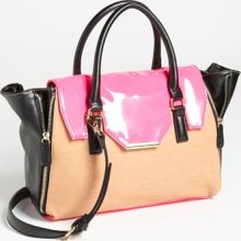 Expressions NYC Faux Leather Satchel