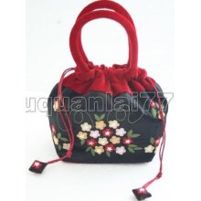 Exquisite Soft Velvet Embroider Handbag/jewelry Bag 2536