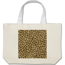 Fashinable leopard skin fluffy fur effect Canvas Bag