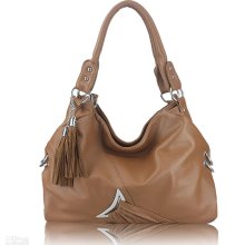 Fashion Bags 2013 Women's Handbag Genuine Leather Tassel L Quality O