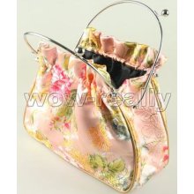 Fashion Colorful Flora Women Silk Handbag Bag