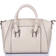 Fashion Fans Lady's Crocodile Leather Tote Bag Handbag Zipper Closures Bag Br302