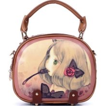 Fashion Girl's Handbag Cute Cartoon Day Clutch Evening Messenger Shoulder Bag
