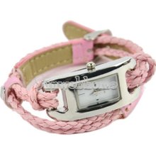 Fashion Retro Ladies Quartz Sennit Bracelet Charm Wrist Watch 5 Colors Sh