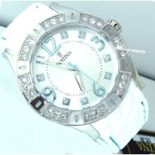 Festina Lady Zirconia Poly U /steel F16541/2 Us Seller Price Reduced