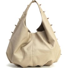 FINAL SALE-Deux Lux Empire Strikes Back Pleated Hobo in Putty - Putty