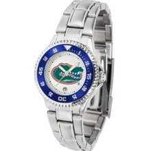 Florida Gators Ladies Stainless Steel Watch