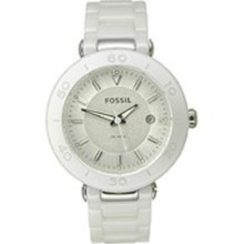 Fossil Ceramic Mini Allie Silver Dial Women's watch