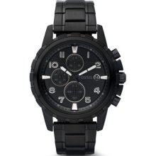 FOSSIL FOSSIL Dean Chronograph Stainless Steel Watch - Black