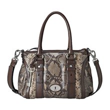 Fossil Maddox Satchel - Dark Smoke