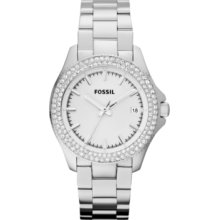 Fossil Watch, Womens Retro Traveler Stainless Steel Bracelet 36mm AM44