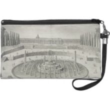 Fountain of Latone at Versailles, 1714, from 'Les Wristlet Clutch