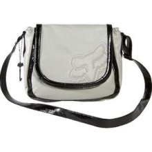 Fox Racing Womens Snapback Crossbody Handbag W/straps And Logo Chrome 01621