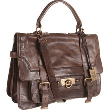 Frye 'Cameron Flap' Satchel Taupe