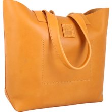 Frye 'Stitch' Leather Tote Tan