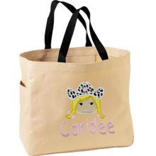 FUN TOTE Cow Girl or Boy Personalized FREE