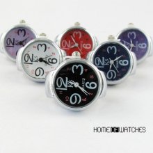 Funny Gift Metal Elastic Finger Ring Quartz Watch 6 Colors