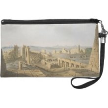 General View of the Ruins of the Great Temple of C Wristlet Clutch