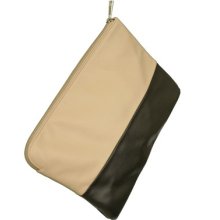 Generic Oversize Clutch Womens Purses Nude Black Size M