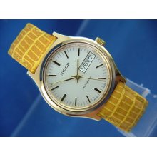 Gents Vintage Nidor Automatic Watch Circa 1970s Swiss Old Stock Ref 1