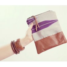 GEOMETRIC CLUTCH. Chevron Pouch. Arrow Clutch. Grey Clutch. Purple Clutch. Leather Pouch.