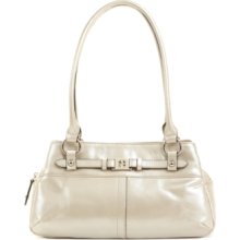 Giani Bernini Handbag, Glazed Swagger Satchel