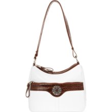 Giani Bernini Handbag, Glazed Leather Hobo