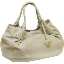 Gianni Conti Grey Leather Handbag 796479