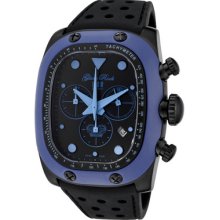 Glamrock Gulfstream Chronograph Black Dial Blue Ceramic Case Cover Bla