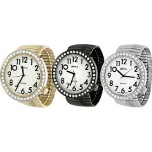 Gp By Brinley Co. Women's Round Face Stretch Watch