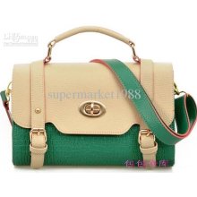 Green Handbags Shoulder Bags Nice Handbags Fashion Leather Bags Tote