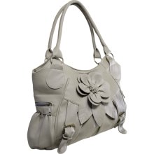 Grey Fashion Handbag 95516 by J. Furmani