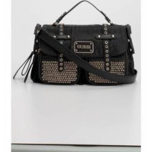 ..guess Expression Flap Or Crossbody Black Just In