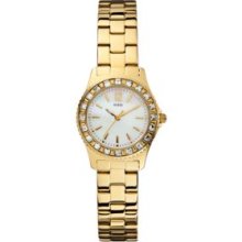 GUESS Gold Women's Petite Sport Gold Tone Watch