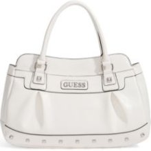 Guess Winsome Satchel With Woven Trim