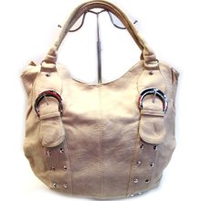 Handbag Bag Faux Leather Tote Lady Woman Style Fashion Hot Stylish Cross Studded
