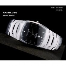 Handlove Sz06-H1-8810L Handlove Steel Embossed Accent Womens Watch