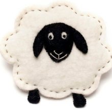 Handmade Lamb Felt Purse