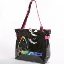 Head Fusion Glossy Pu Shopper Tote Shopping / Handbag (black 901630)