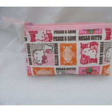 Hello Kitty Pink Fabric Make-Up Bag