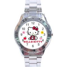 Hello Kitty Stainless Steel Chrome Analogue Men's Watch 10