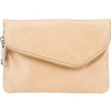 Hobo Leather Zara Convertible Wallet Clutch - Fawn - One Size