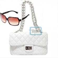 Hot Sale Women Classic Grid Clutch Shoulder Bag Handbag Quilting Chain Cross Sh0